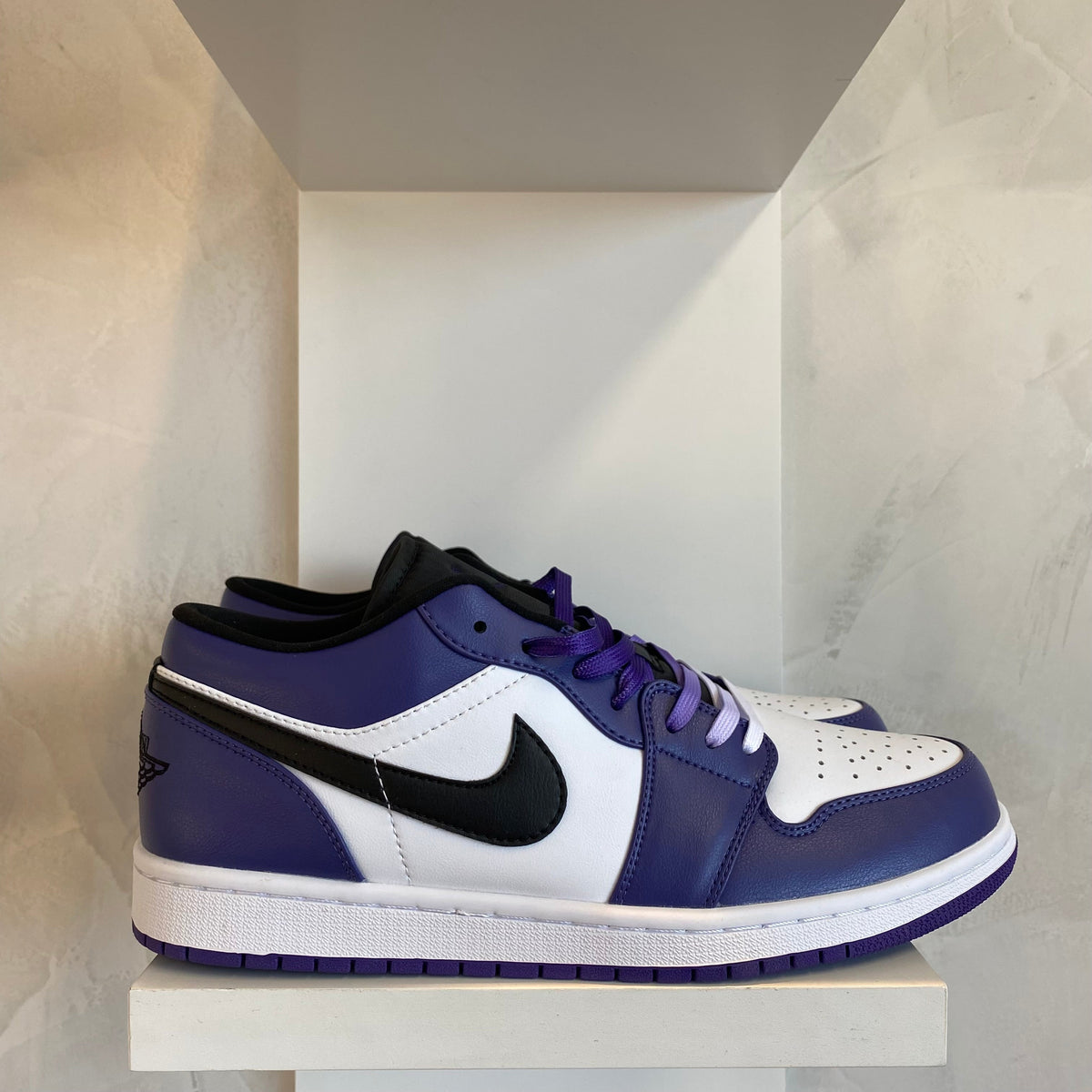 Jordan 1 Low Court Purple White (Pronta Entrega)