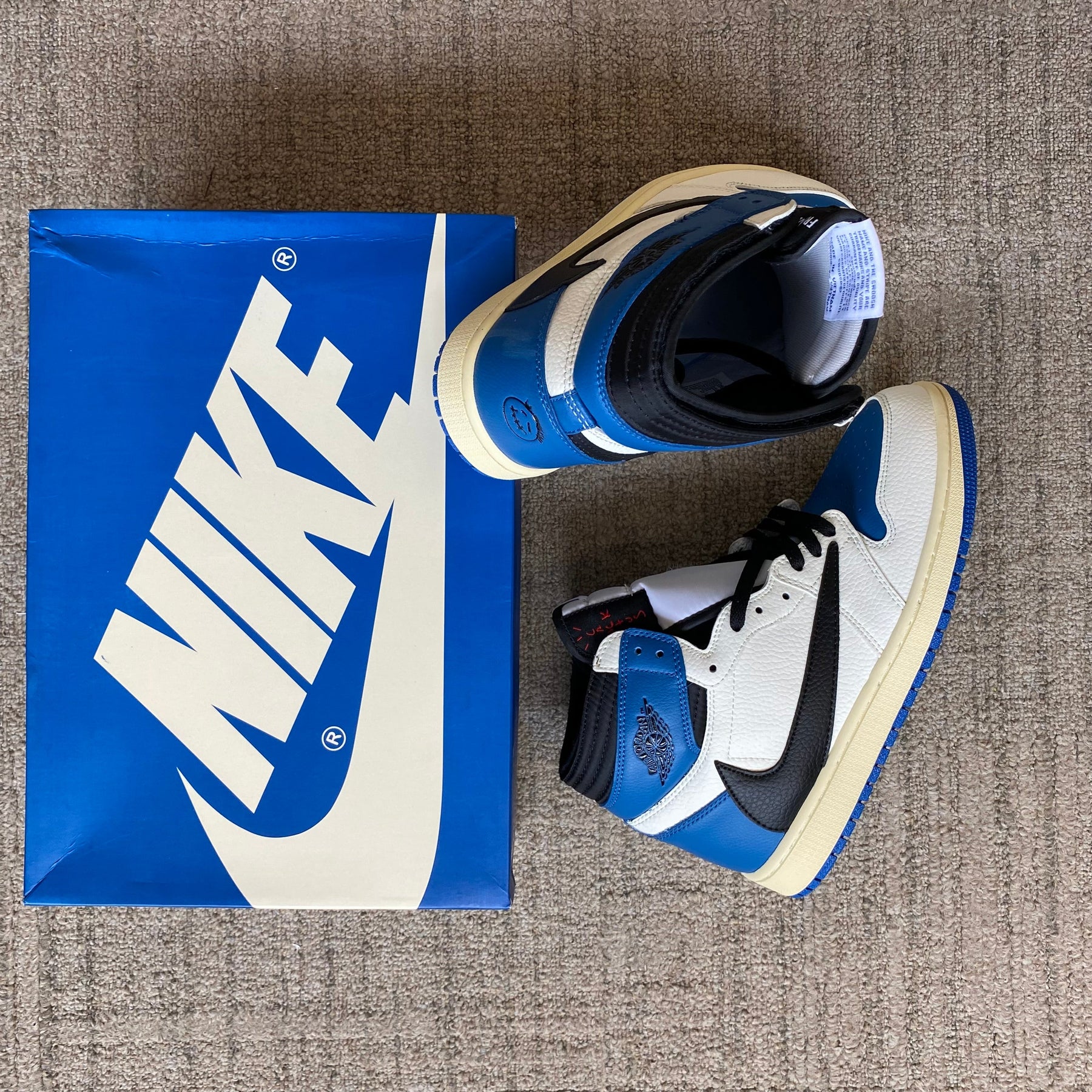 Jordan 1 High OG SP Fragment x Travis Scott (Pronta Entrega)