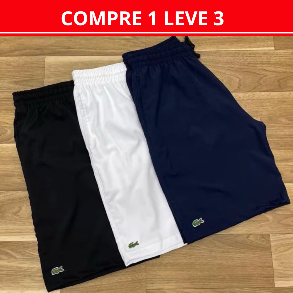 KIT 3 SHORTS IMPERMEÁVEL LCT