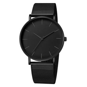 RUNERR Relógio Unisex Original Minimalista Quartzo Impermeável Aço Inoxidável 42mm