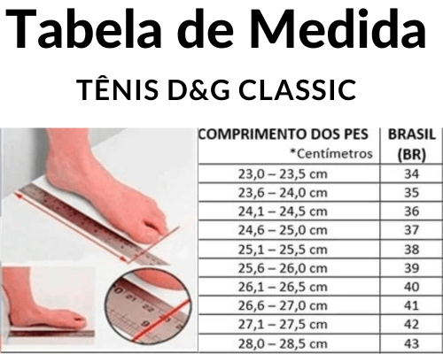 Tênis DG Classic Luxo