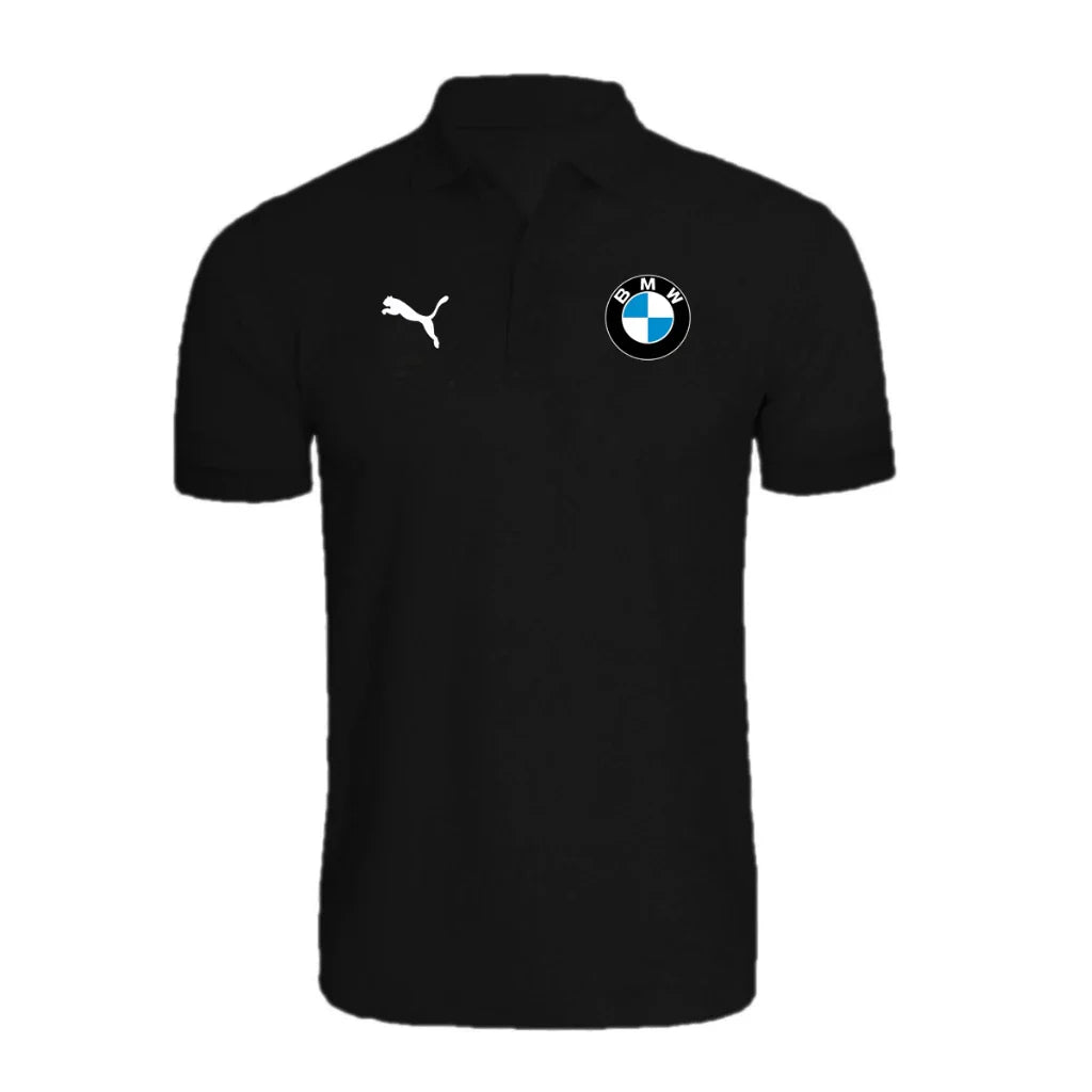 CAMISETA POLO MASCULINA BMW CORRIDA