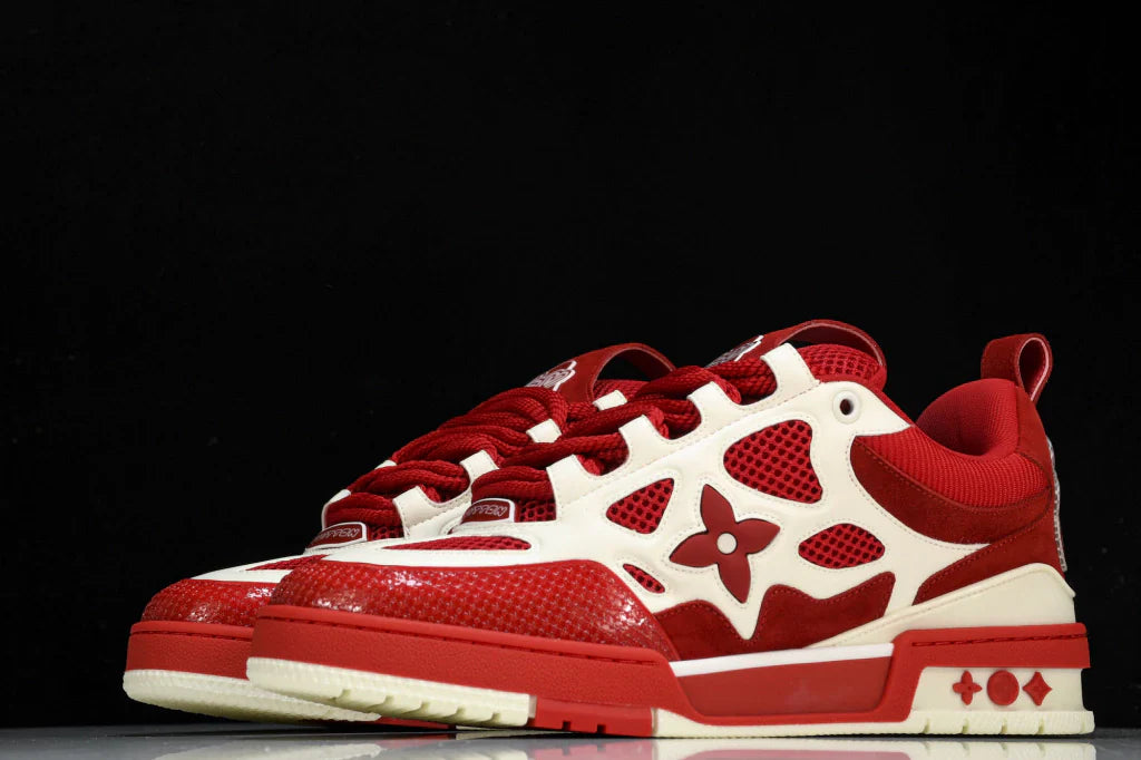 Tênis Louis Vuitton LV Skate Sneaker Red -  Com Caixa da LV