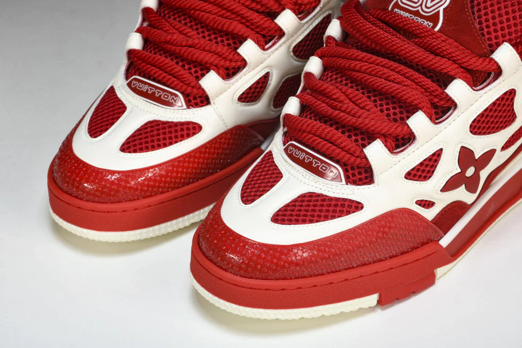 Tênis Louis Vuitton LV Skate Sneaker Red -  Com Caixa da LV