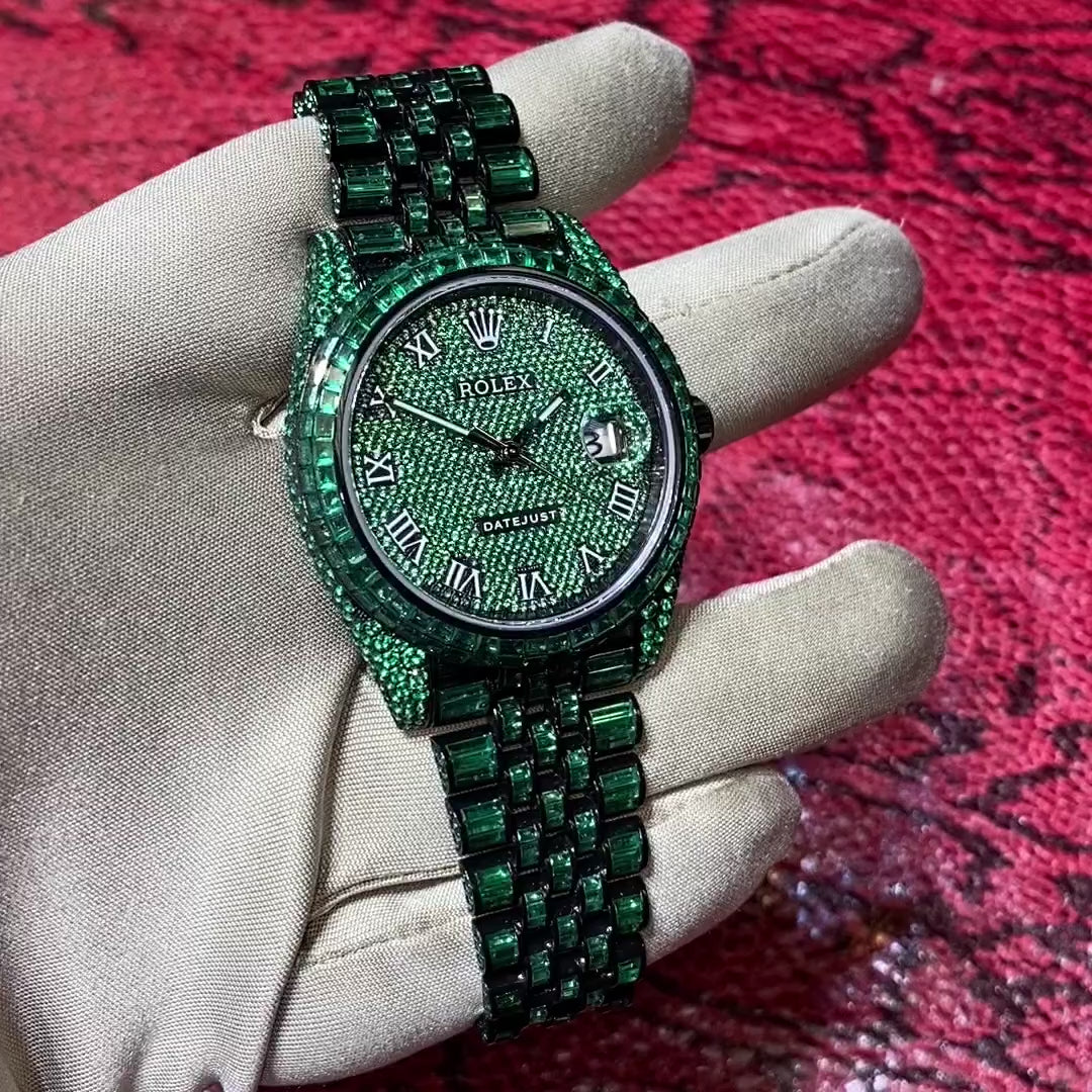 Relógio Datejust 41mm - Black & Green Emerald - Acompanha Caixa e Certificado