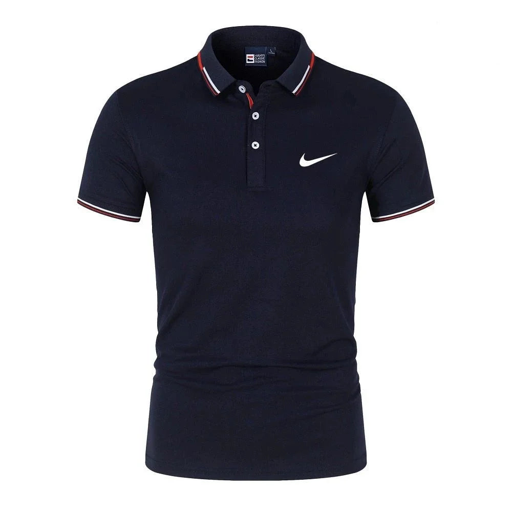 CAMISETA POLO MASCULINA NI KE BORDADO